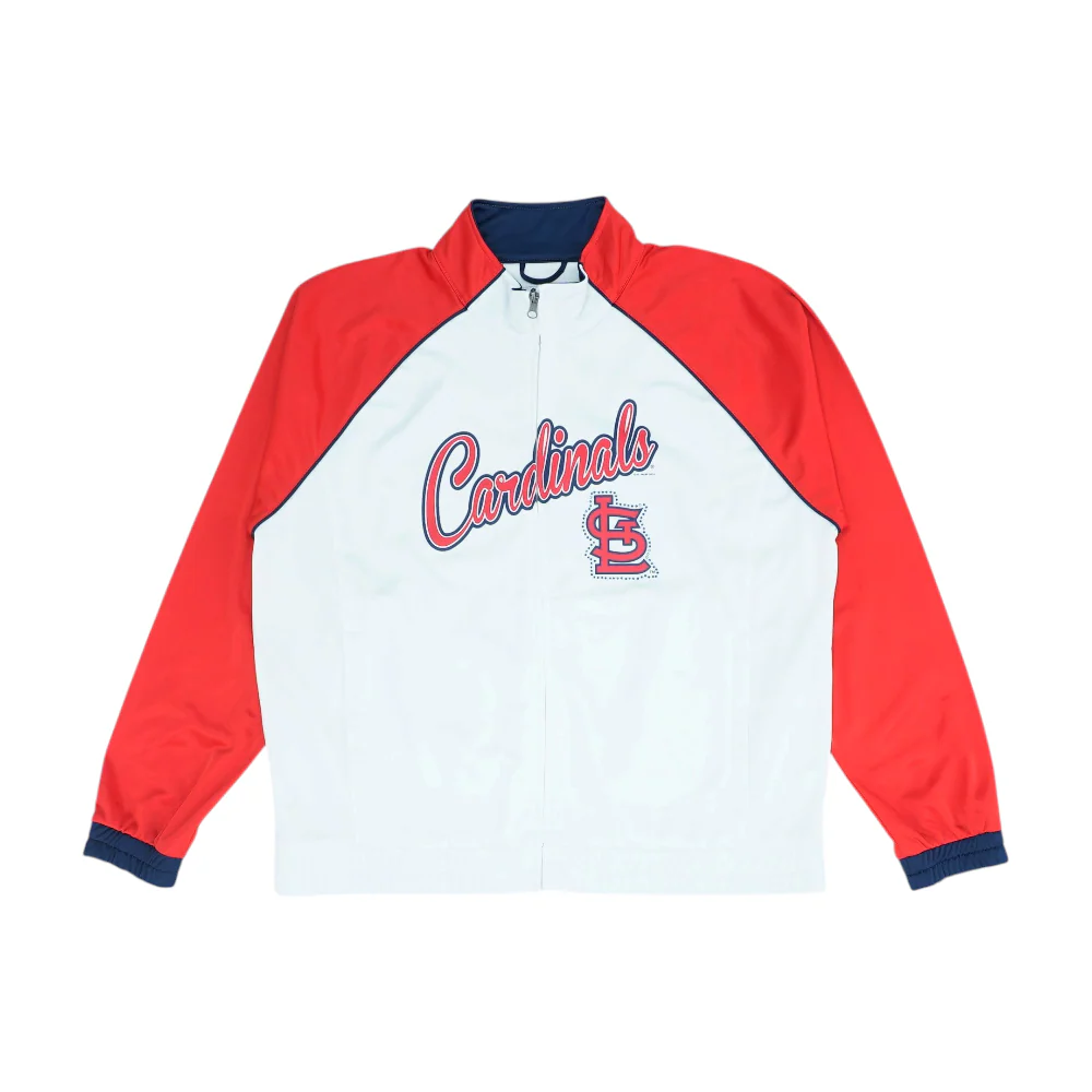 White St. Louis Cardinals Color Block Active Jacket