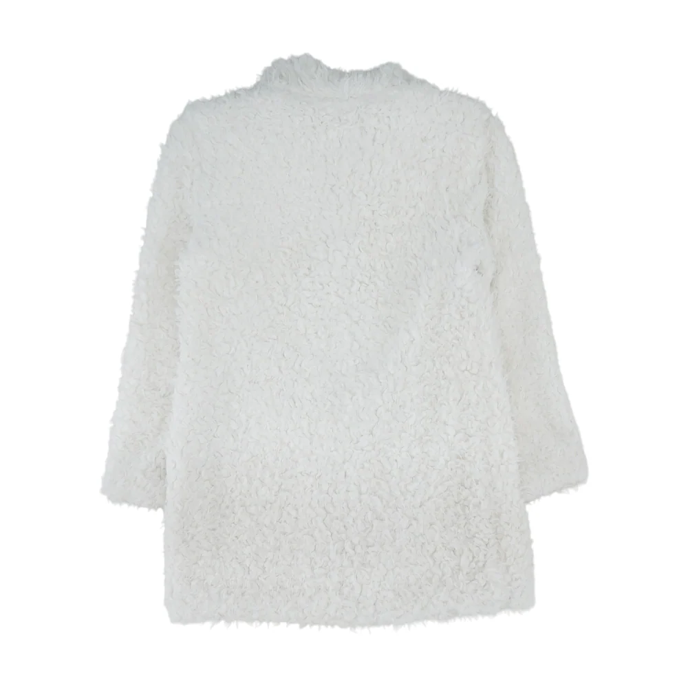 White Solid Coat - Image 2