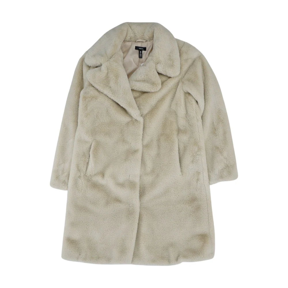 Beige Solid Coat