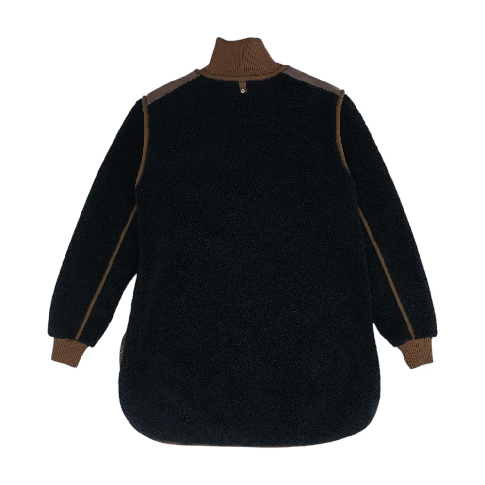Black Color Block Jacket - Image 2