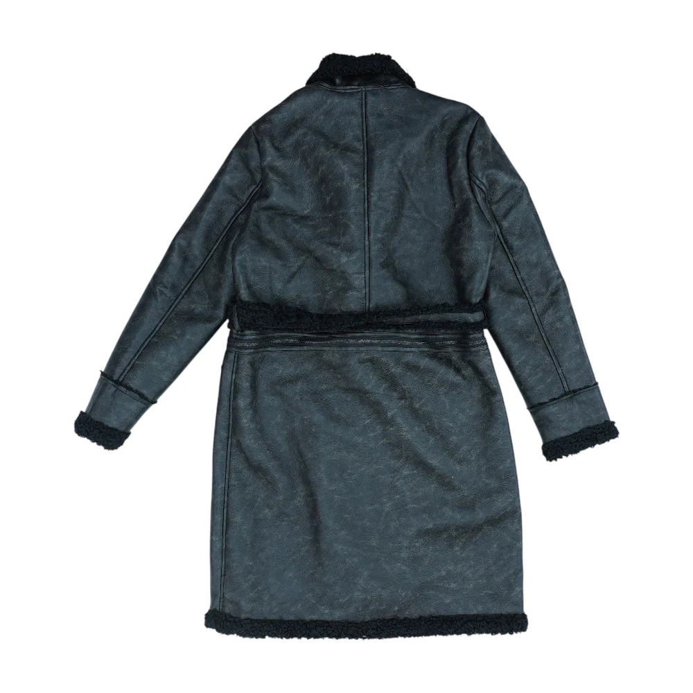 Black Solid Coat - Image 2