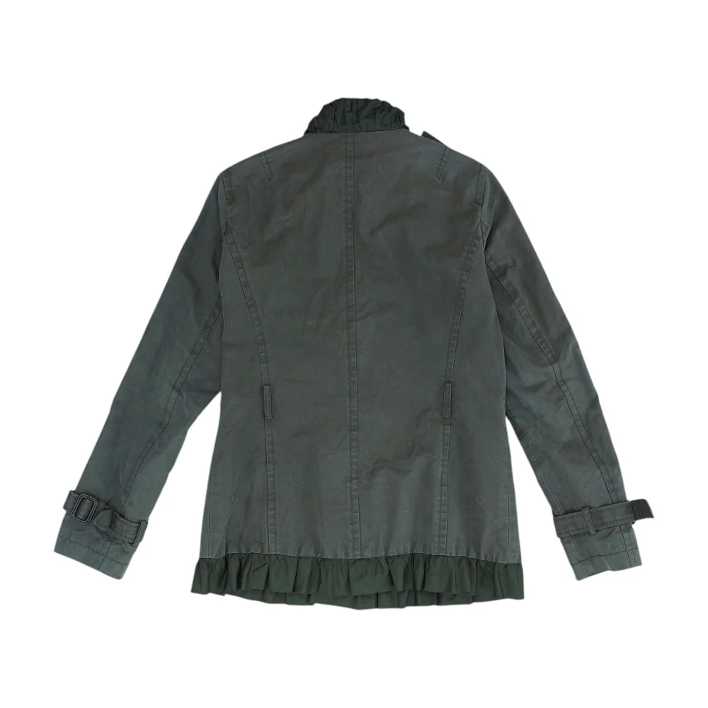 Green Solid Jacket - Image 2