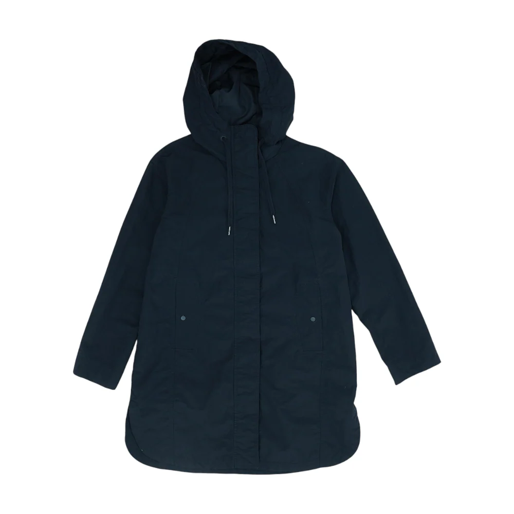 Black Solid Rain Jacket