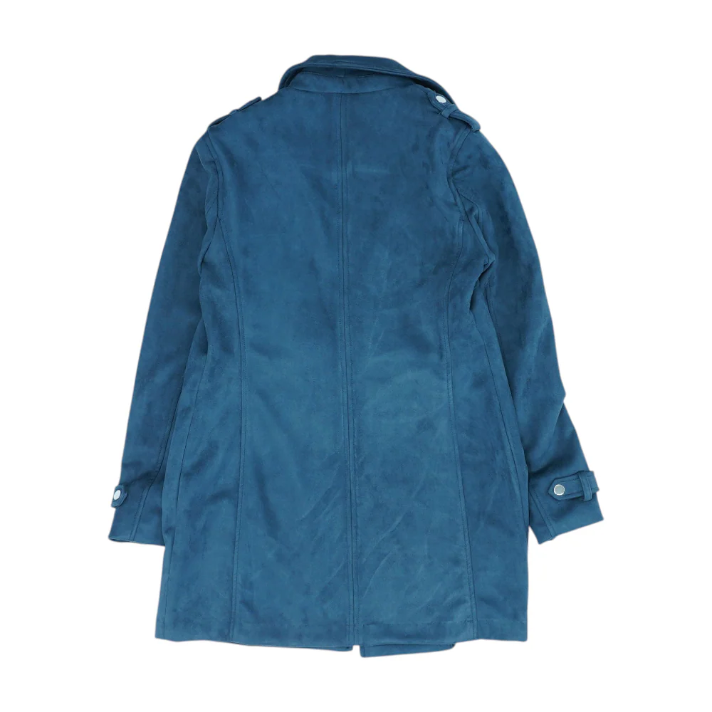 Blue Solid Coat - Image 2