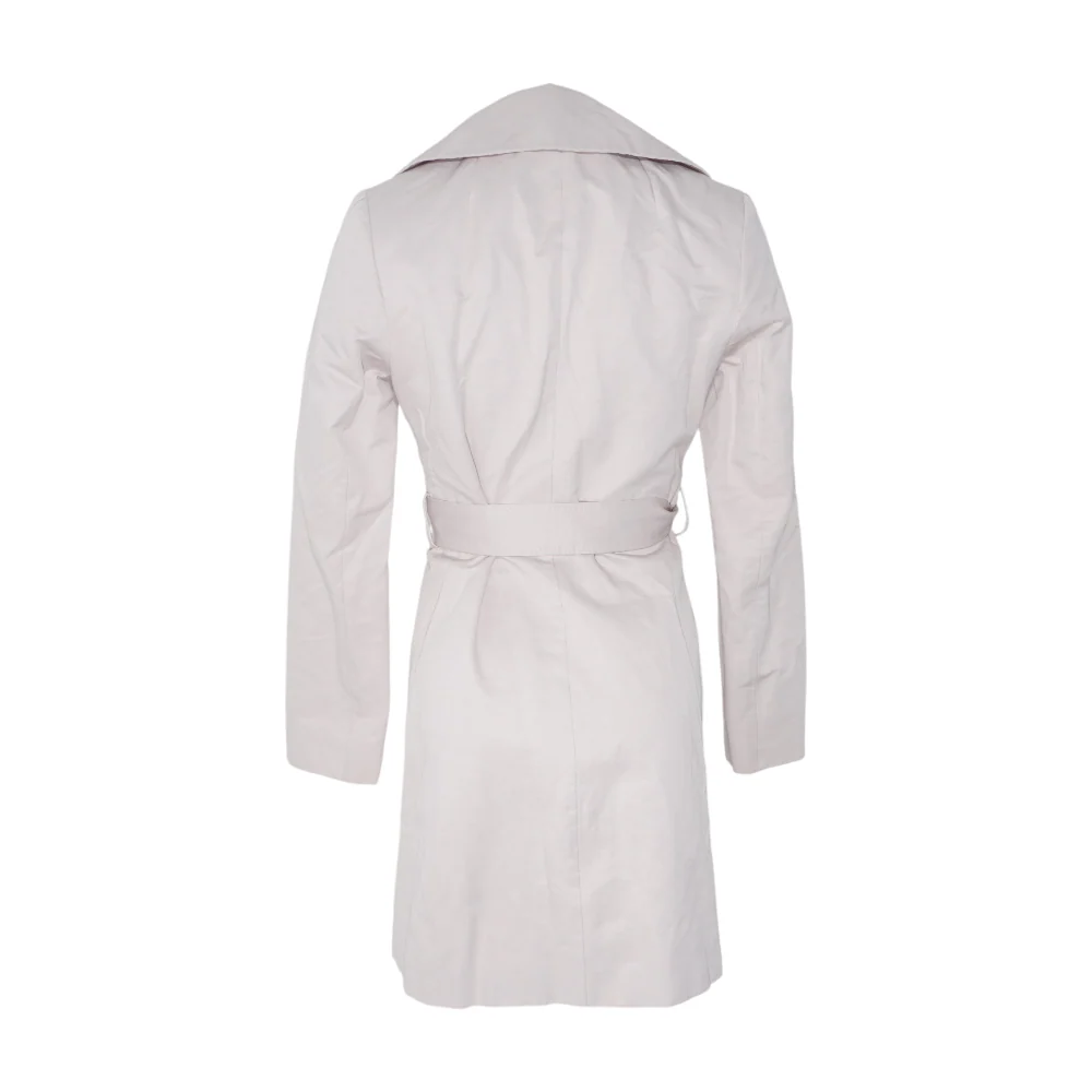 Cream Solid Coat - Image 2