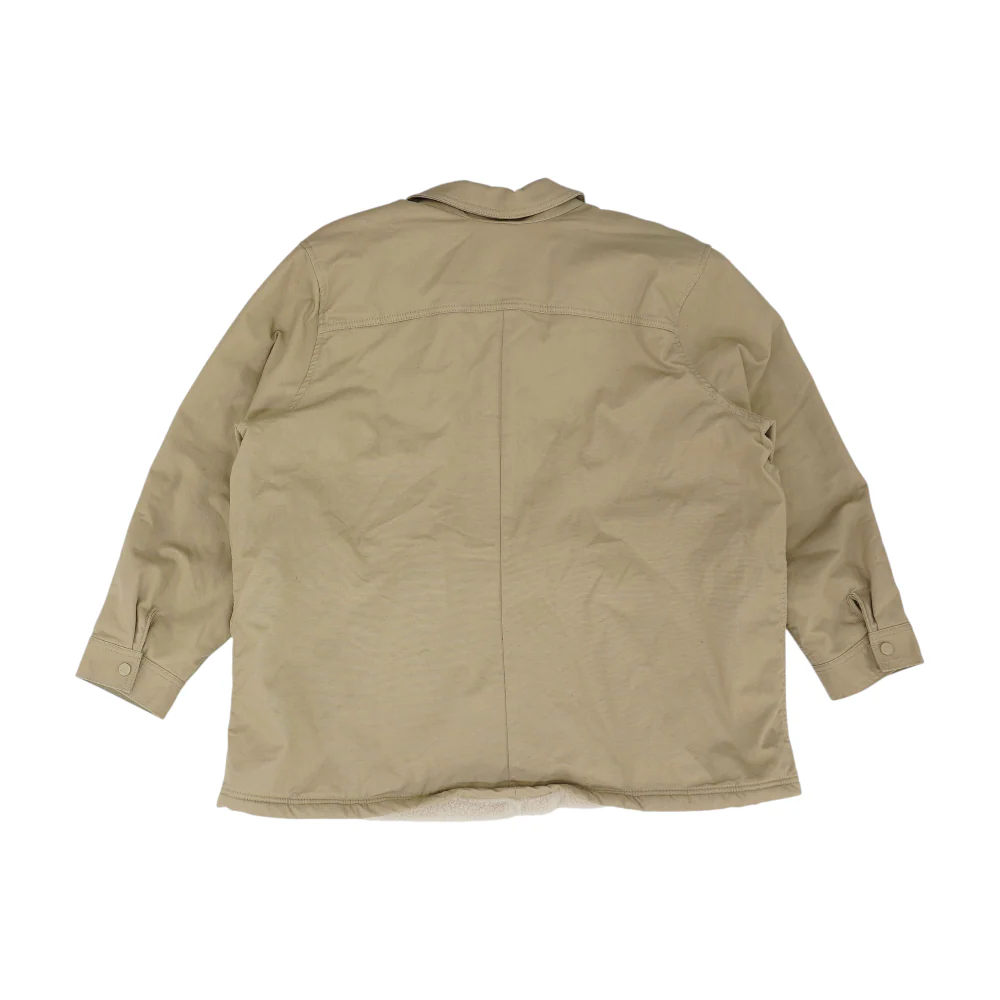 Khaki Solid Jacket - Image 2