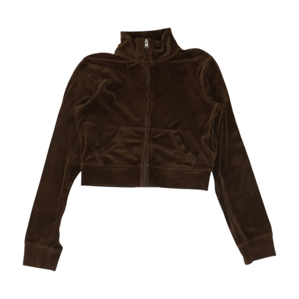 Brown Solid Active Jacket