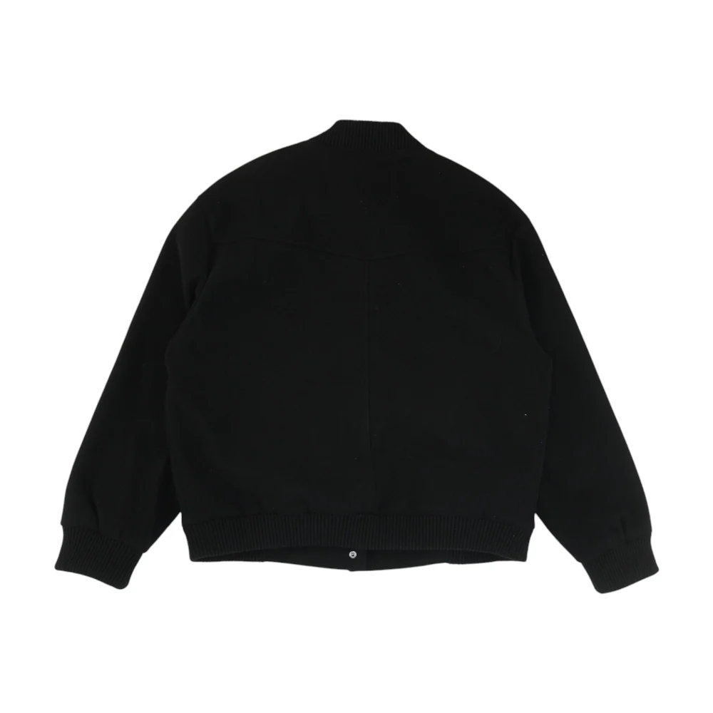 Black Solid Jacket - Image 2