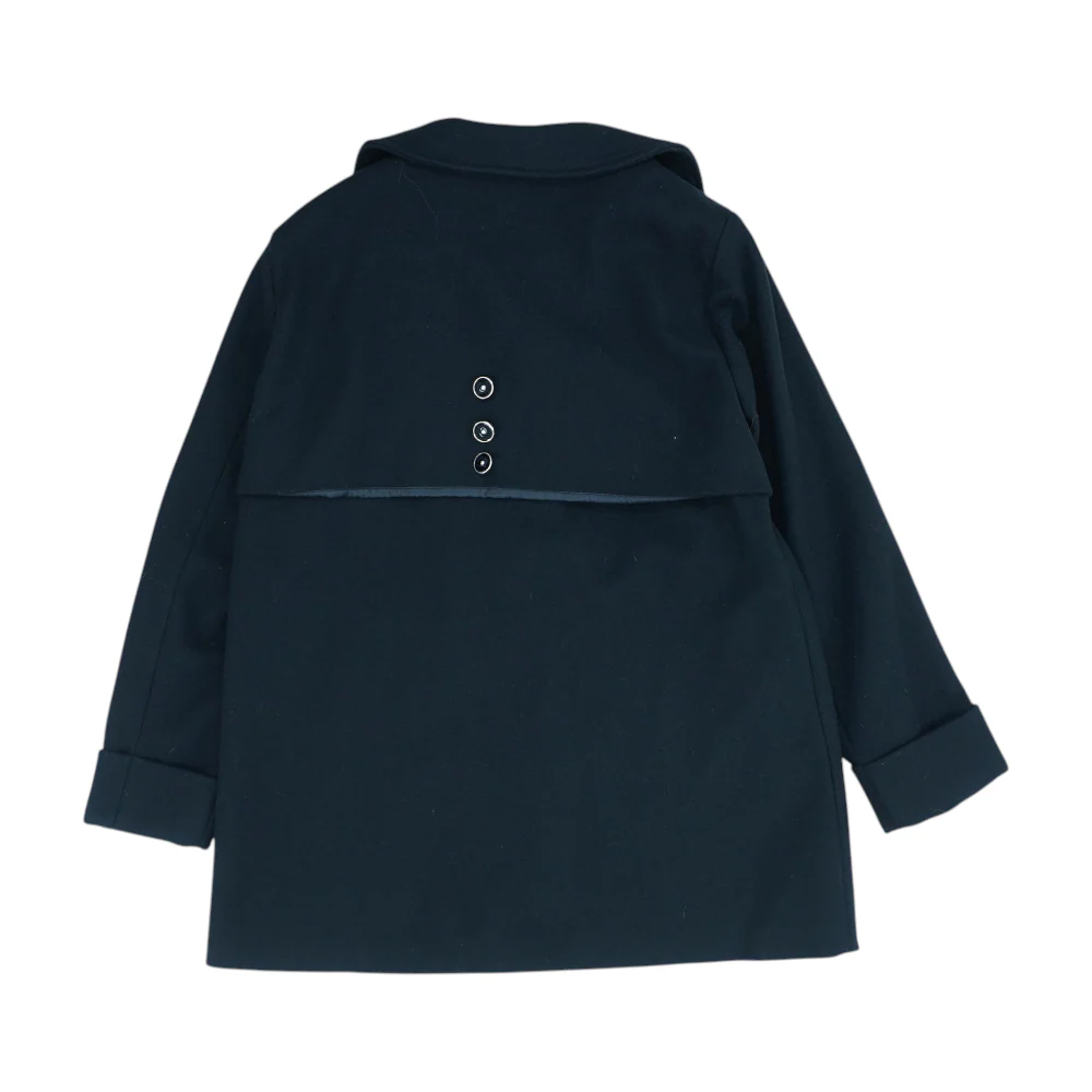 Black Solid Coat - Image 2