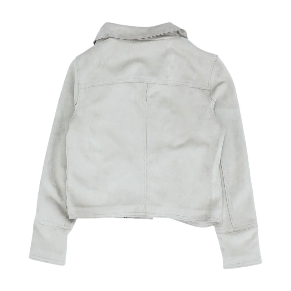 Beige Solid Jacket - Image 2