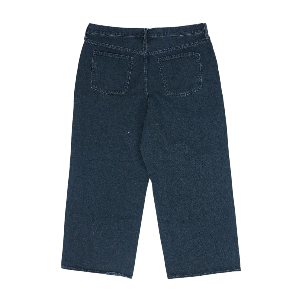 Black Short Wide Leg Jeans - Image 2
