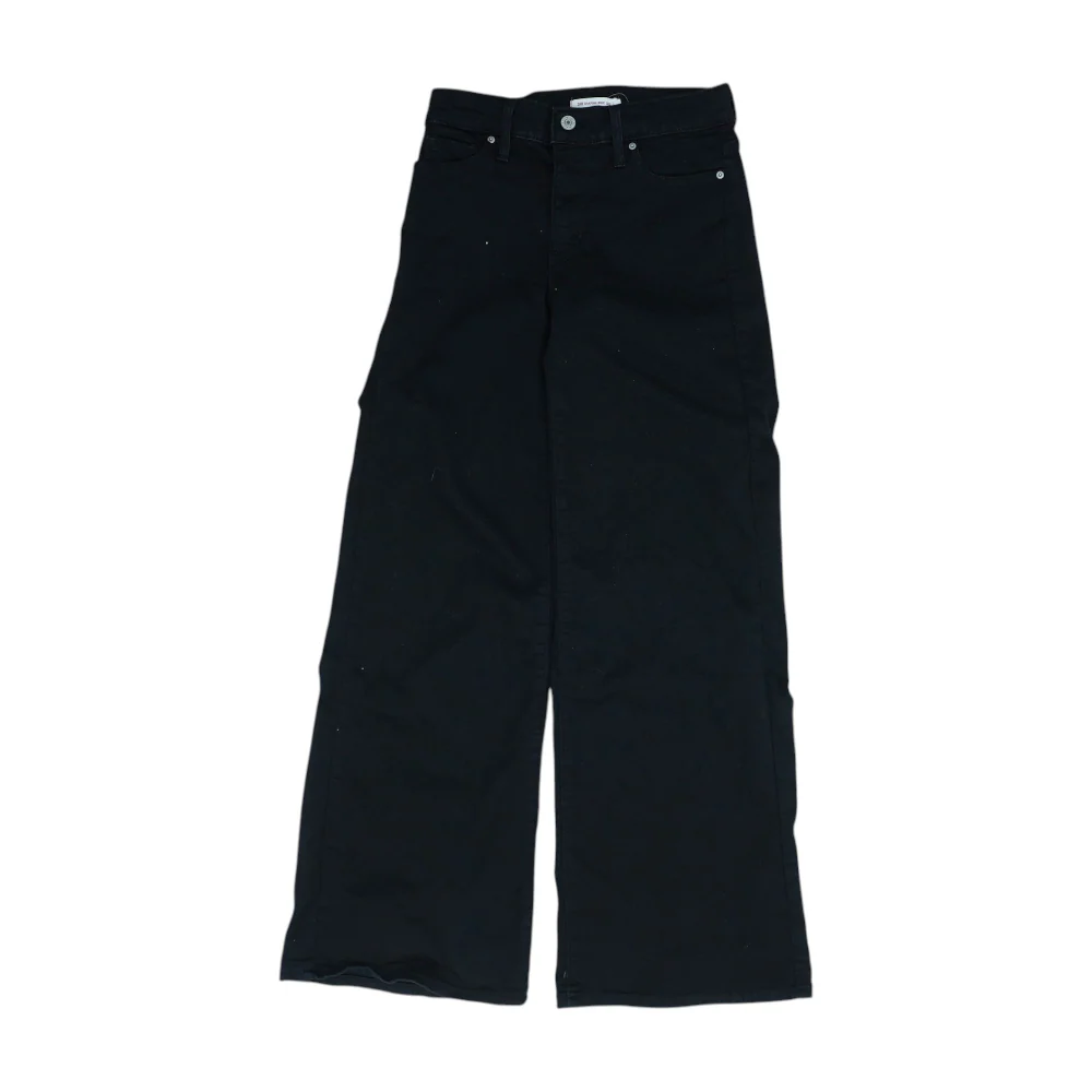 318 Black Wide Leg Jeans