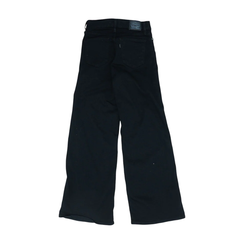 318 Black Wide Leg Jeans - Image 2