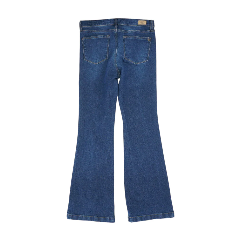 Blue Wide Leg Jeans - Image 2