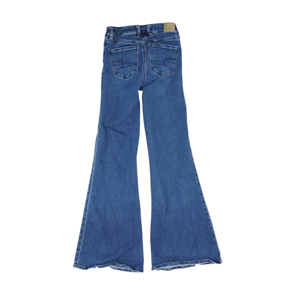Blue Wide Leg Jeans - Image 2