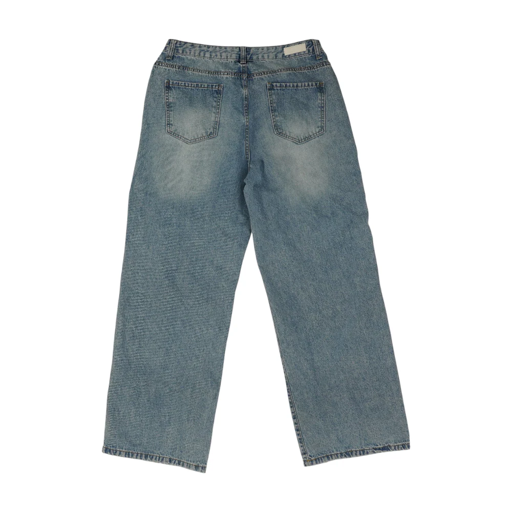 Blue Wide Leg Jeans - Image 2