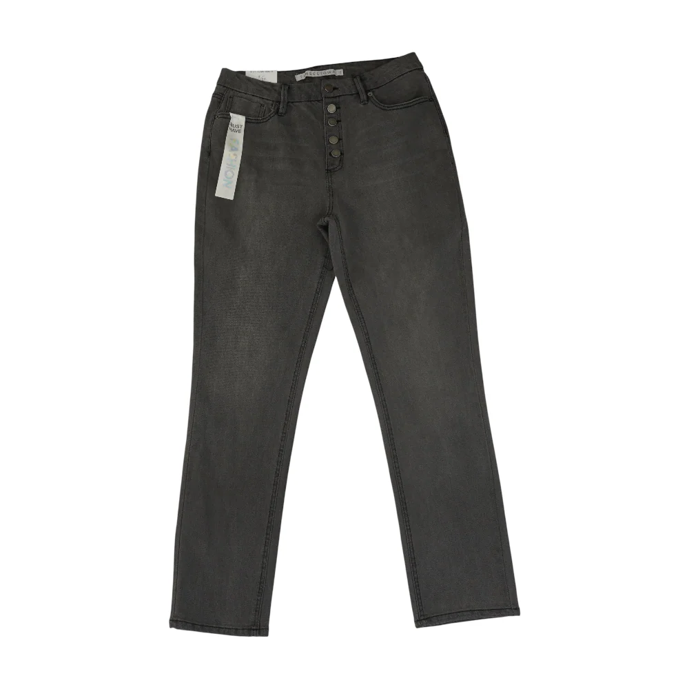 Gray Straight Jeans