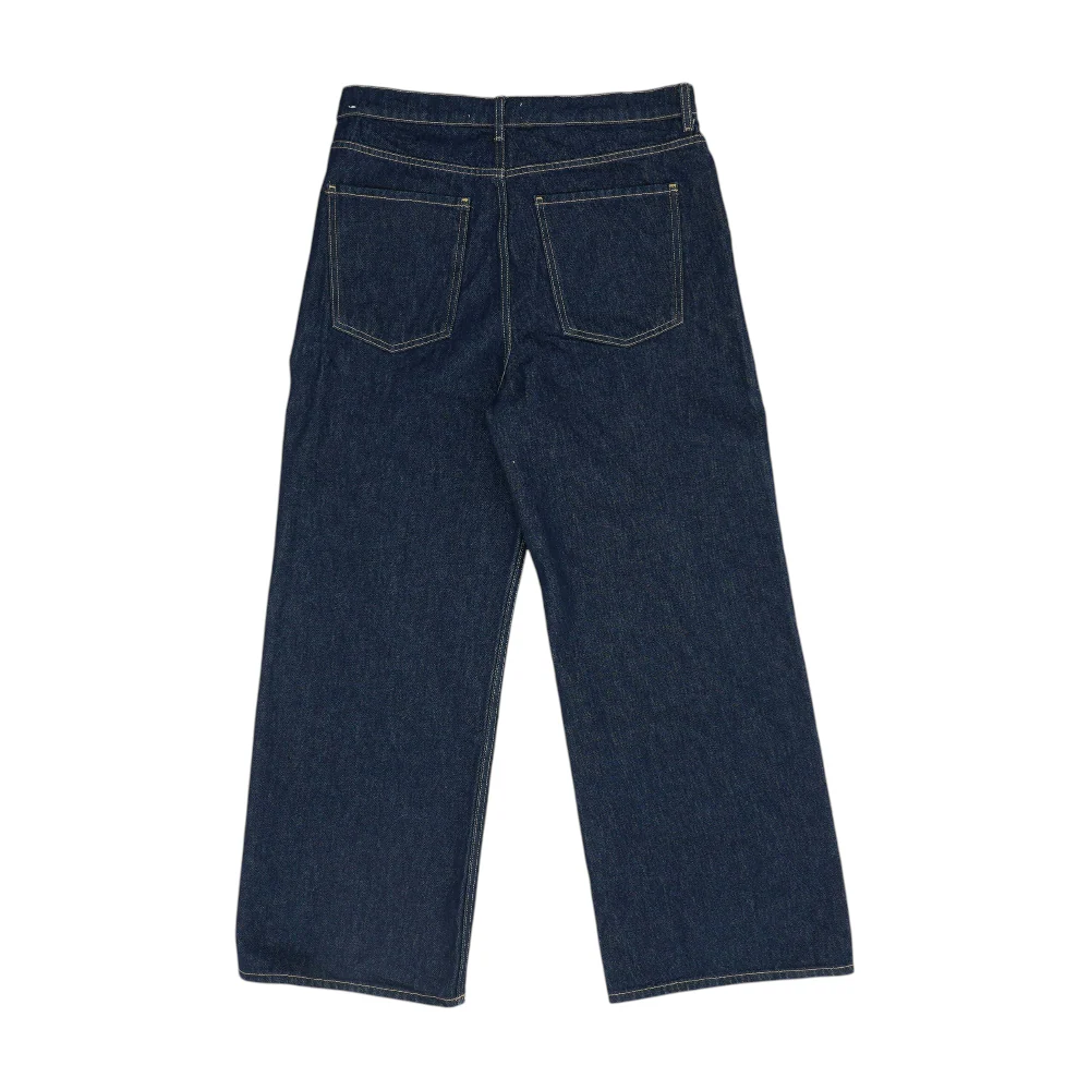Navy Wide Leg Jeans - Image 2