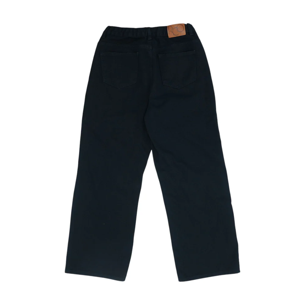 Black Wide Leg Jeans - Image 2