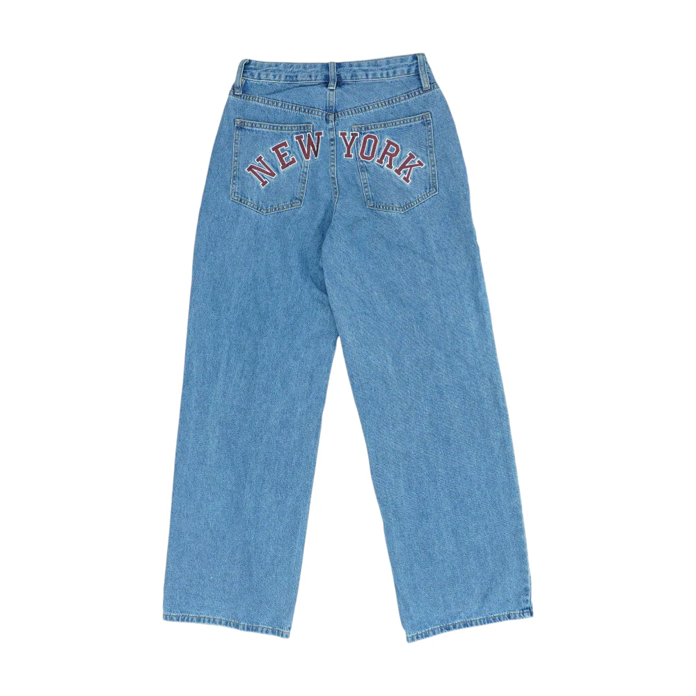 Blue Wide Leg Jeans - Image 2