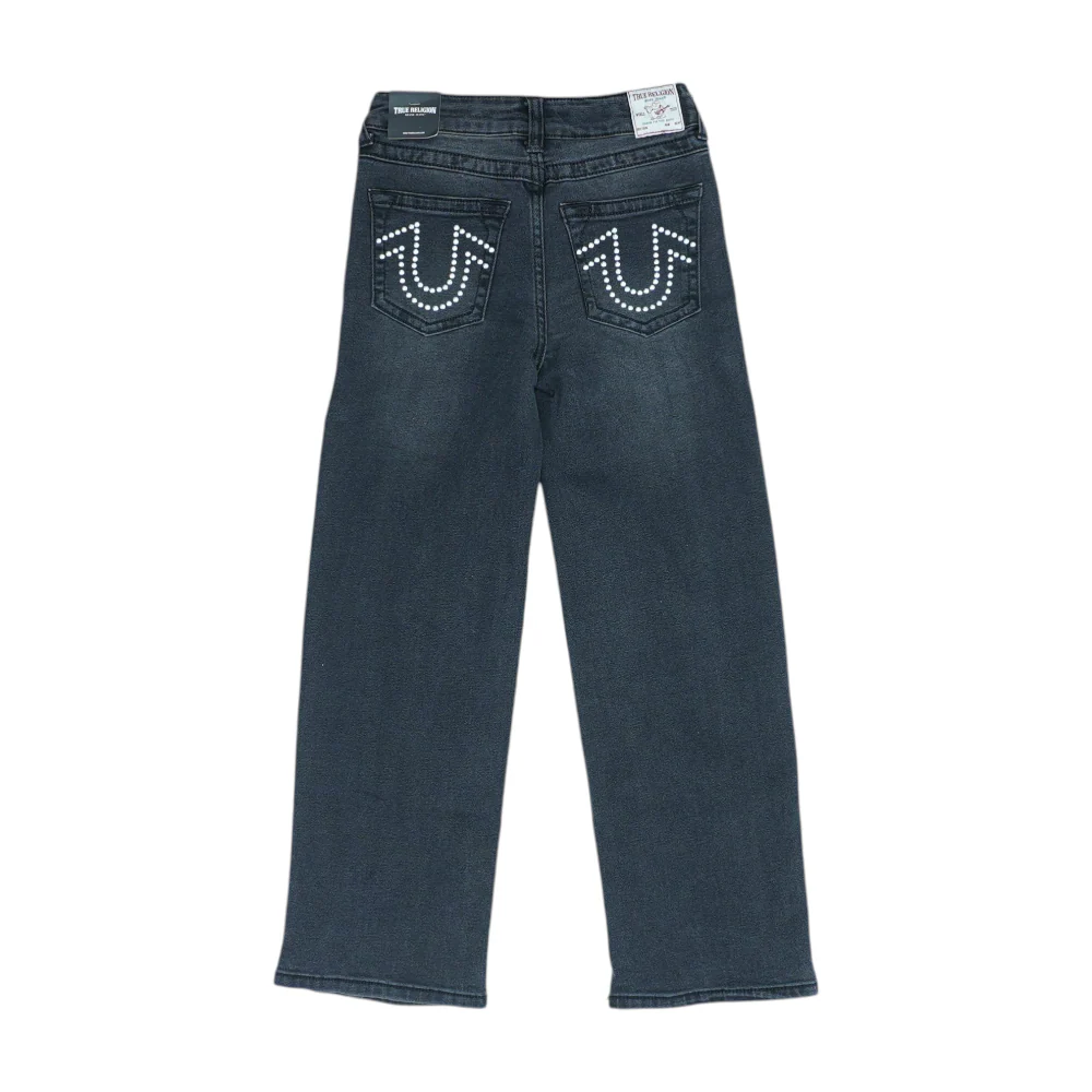 Black Wide Leg Jeans - Image 2