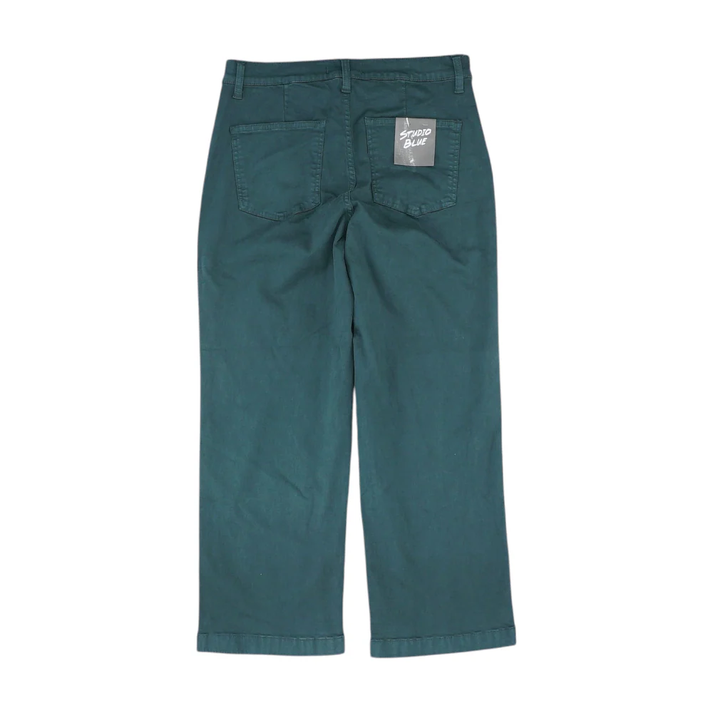 Green Wide Leg Jeans - Image 2