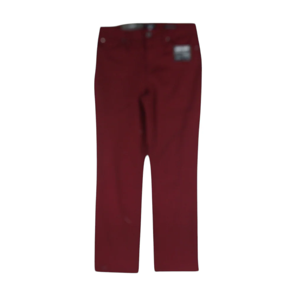 Burgundy Petite Straight Jeans