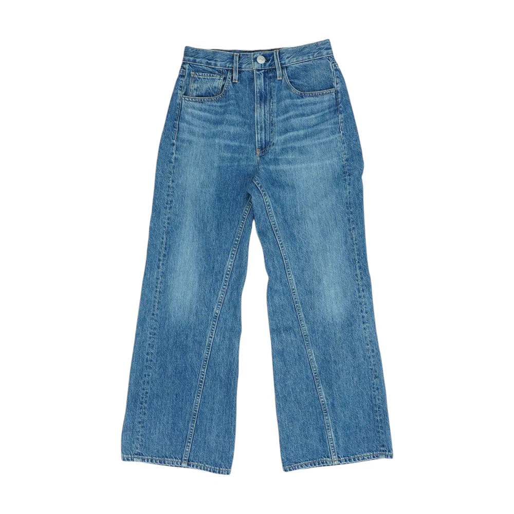 Blue Wide Leg Jeans