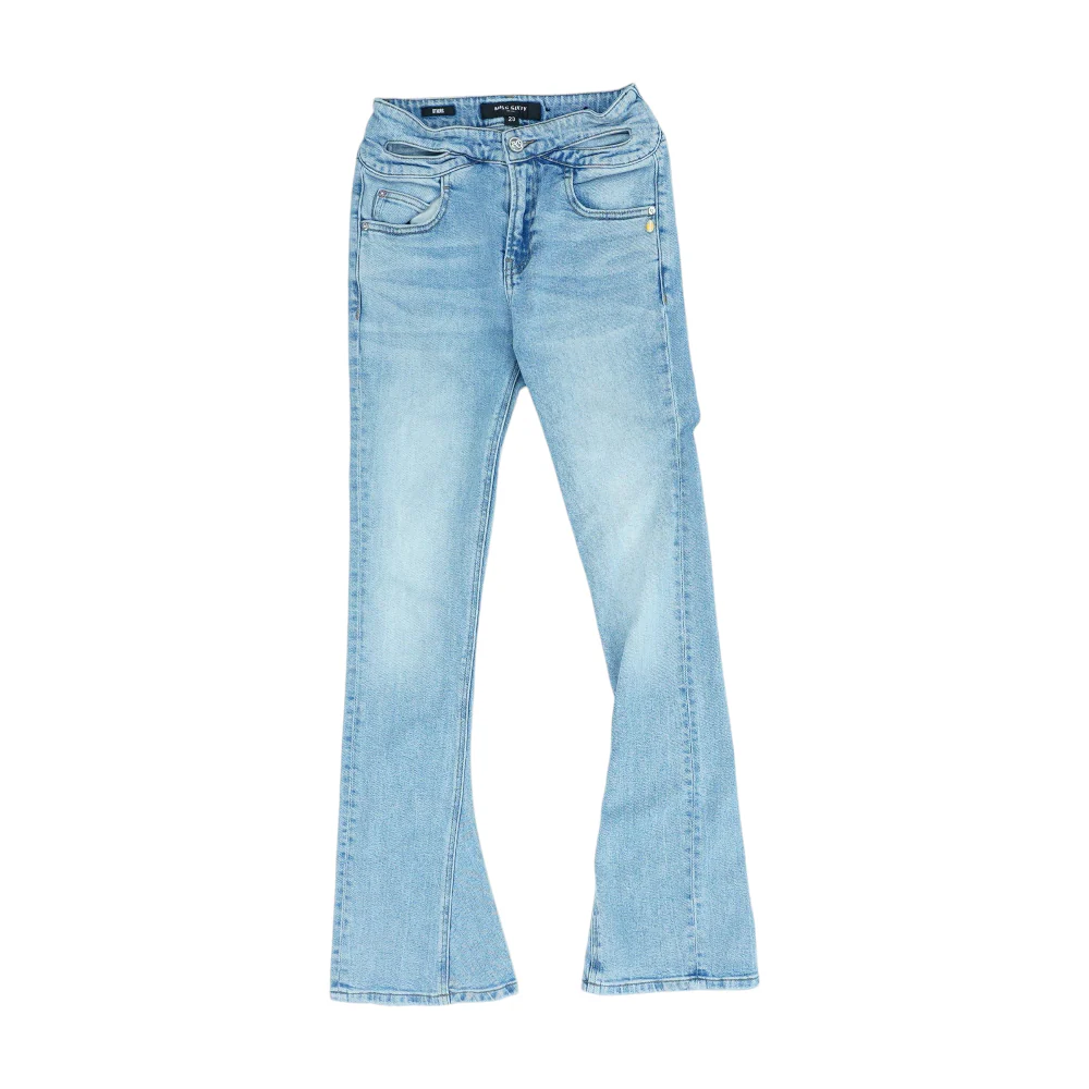 Blue Bootcut Jeans