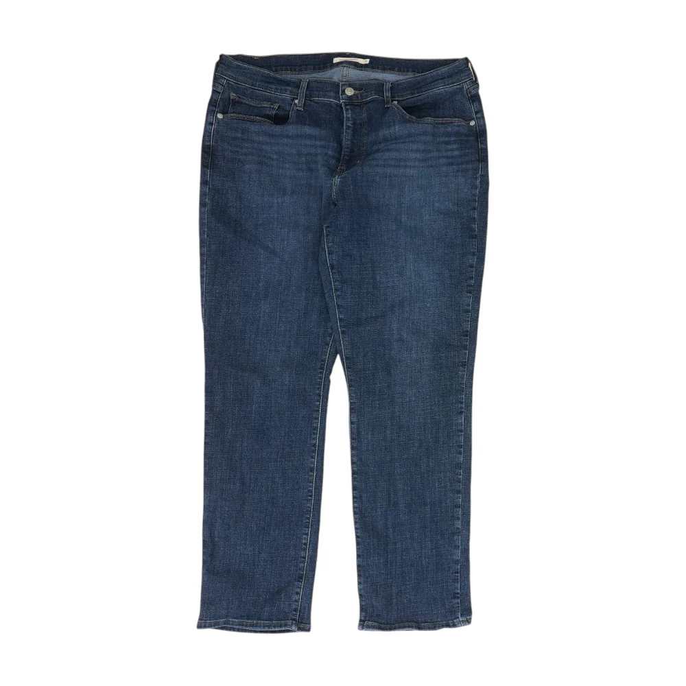 Blue Straight Jeans