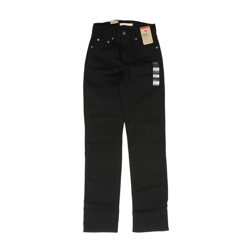 724 Black Slim Jeans
