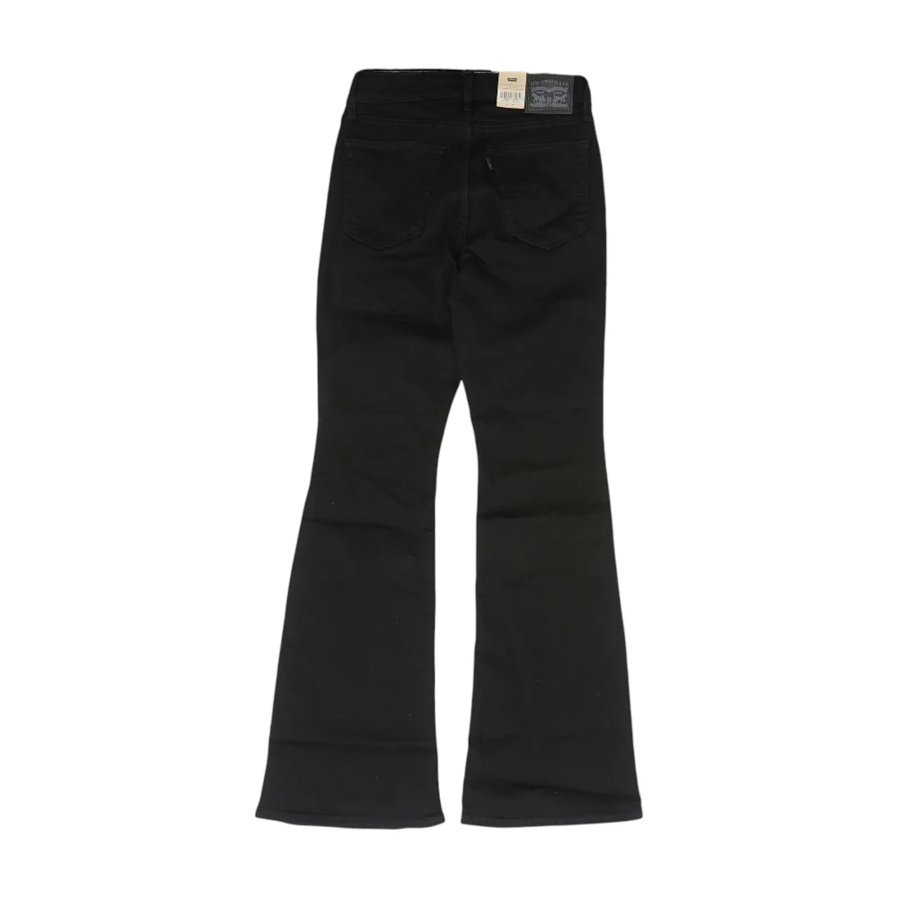 726 Black Bell Bottom Jeans - Image 2