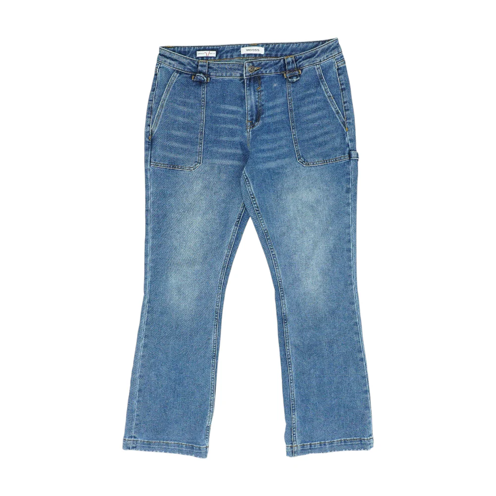 Blue Bootcut Jeans