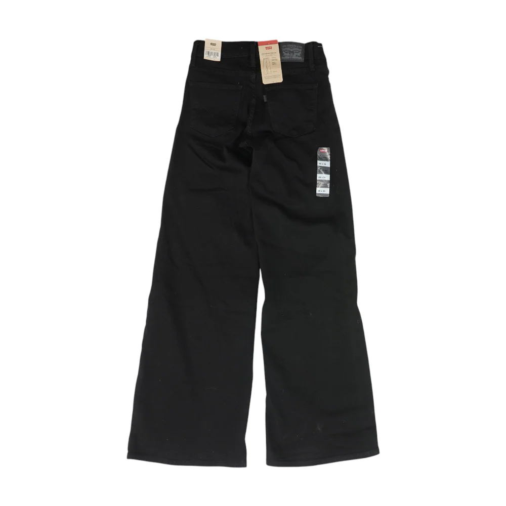 318 Black Wide Leg Jeans - Image 2