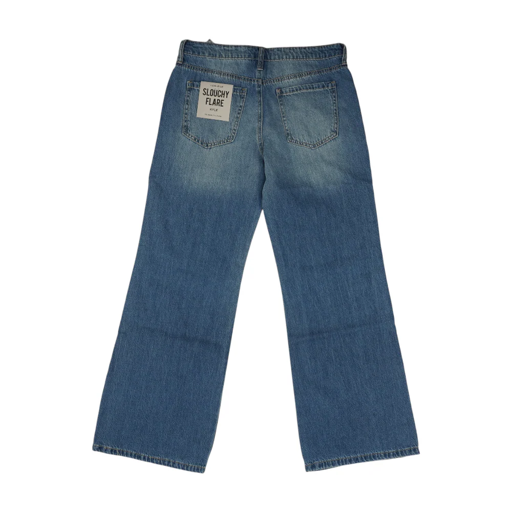 Blue Wide Leg Jeans - Image 2