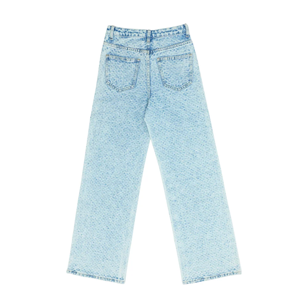 Blue Wide Leg Jeans - Image 2