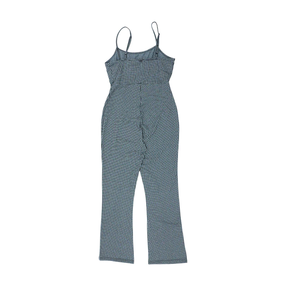 Black Check Jumpsuit - Image 2