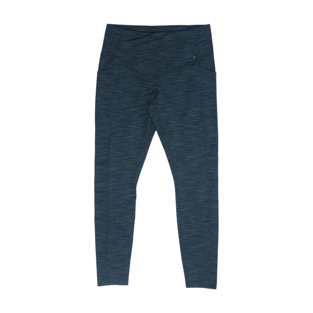Charcoal Striped Active Leggings