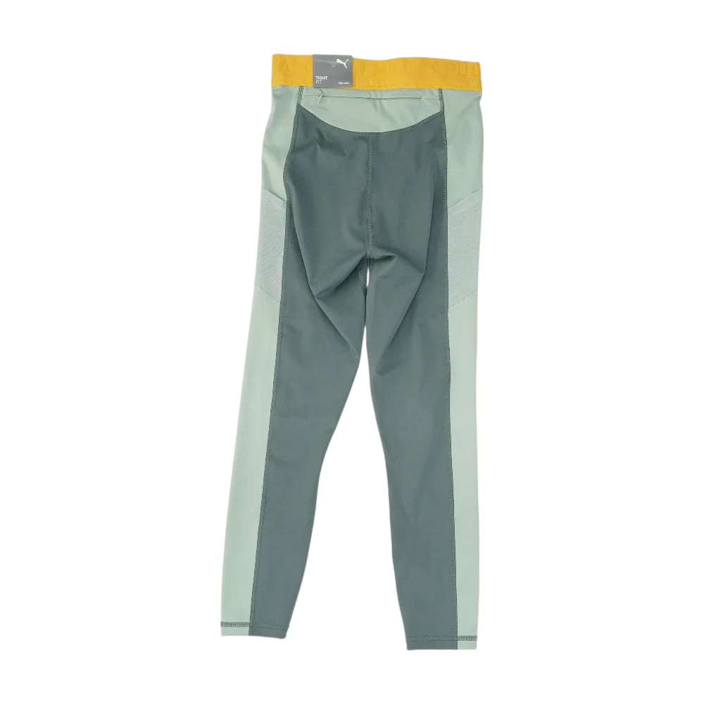 Green Color Block Active Leggings - Image 2