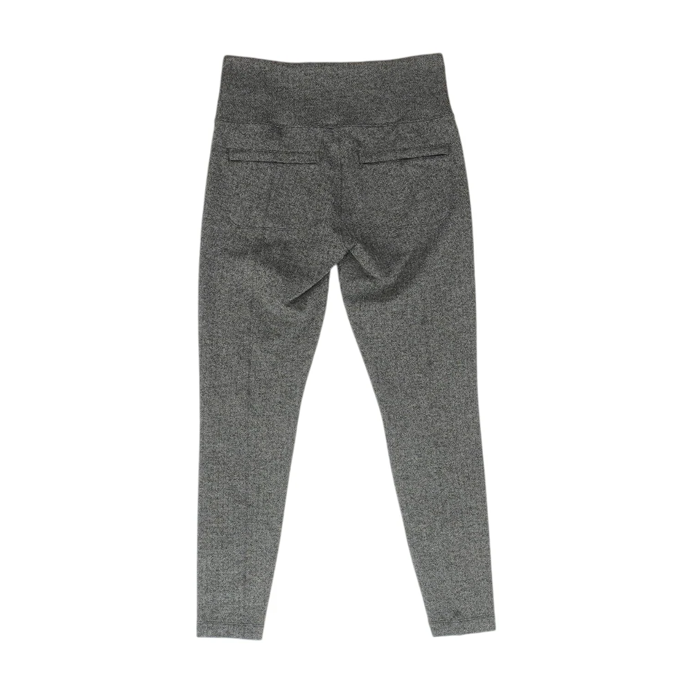 Black Herringbone Active Leggings - Image 2