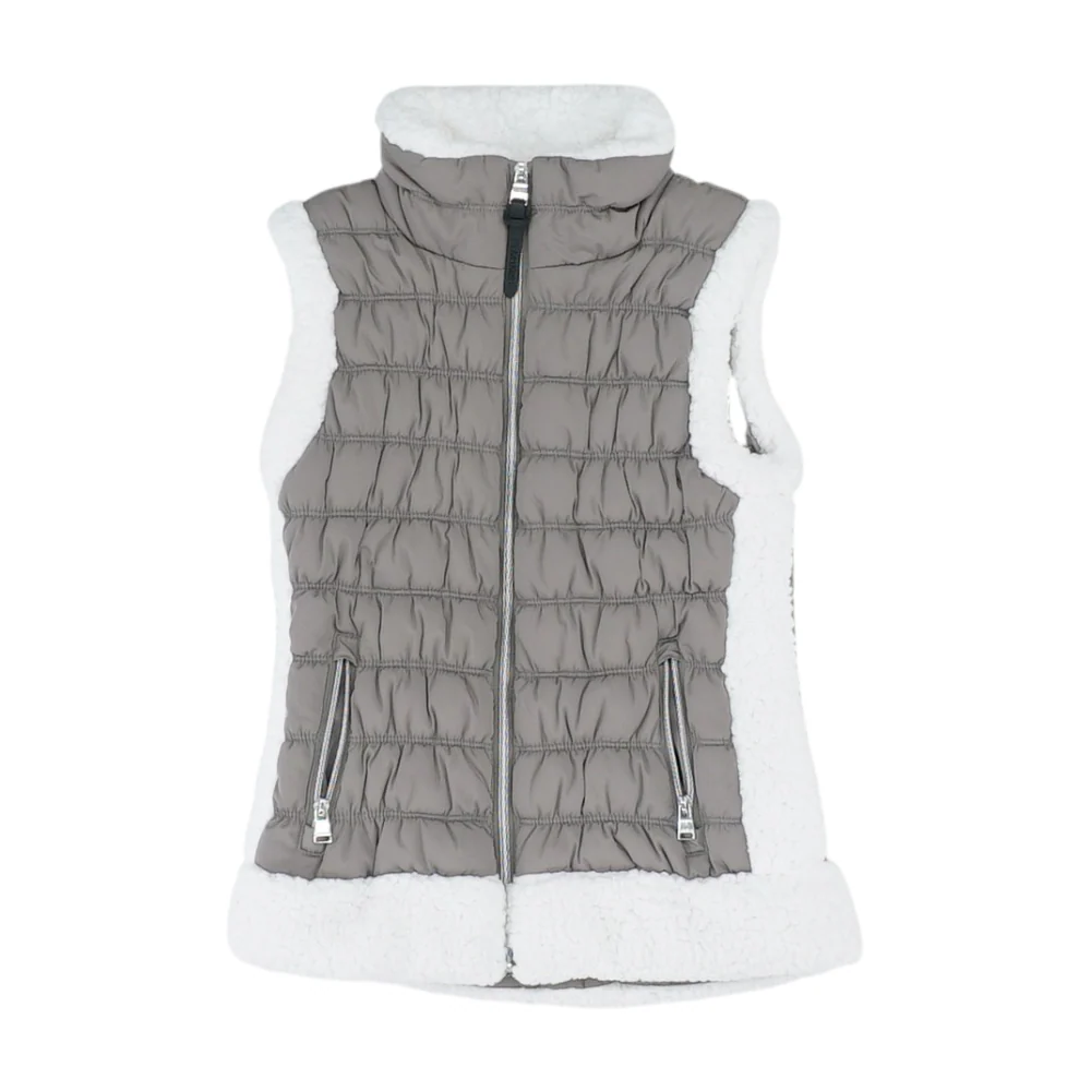 Brown Solid Active Vest