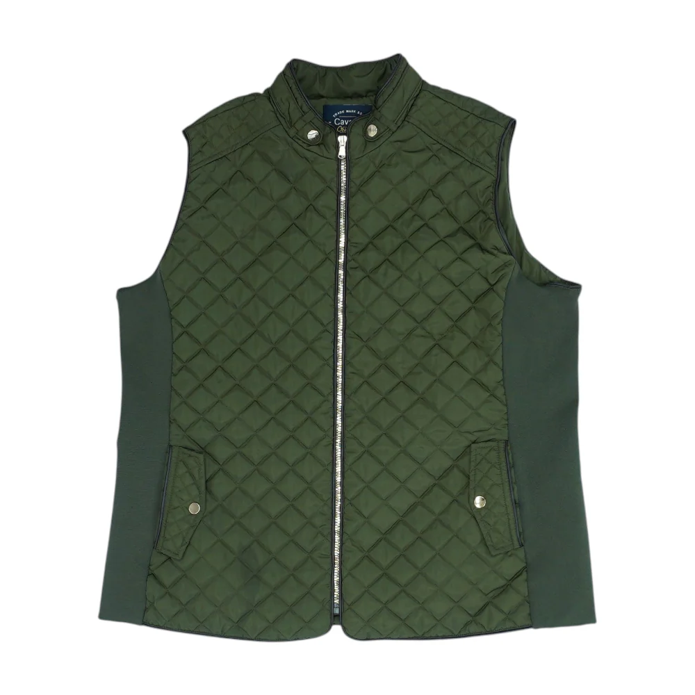 Olive Plus Solid Casual Vest