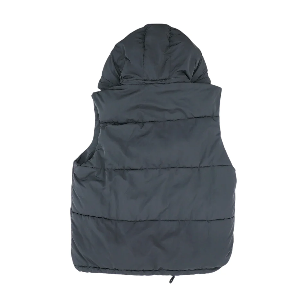 Black Solid Active Vest - Image 2