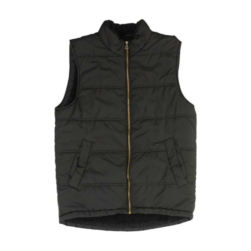 Black Solid Active Vest