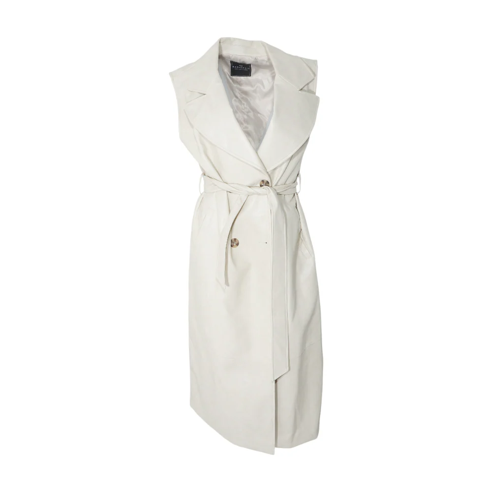 Beige Solid Active Vest