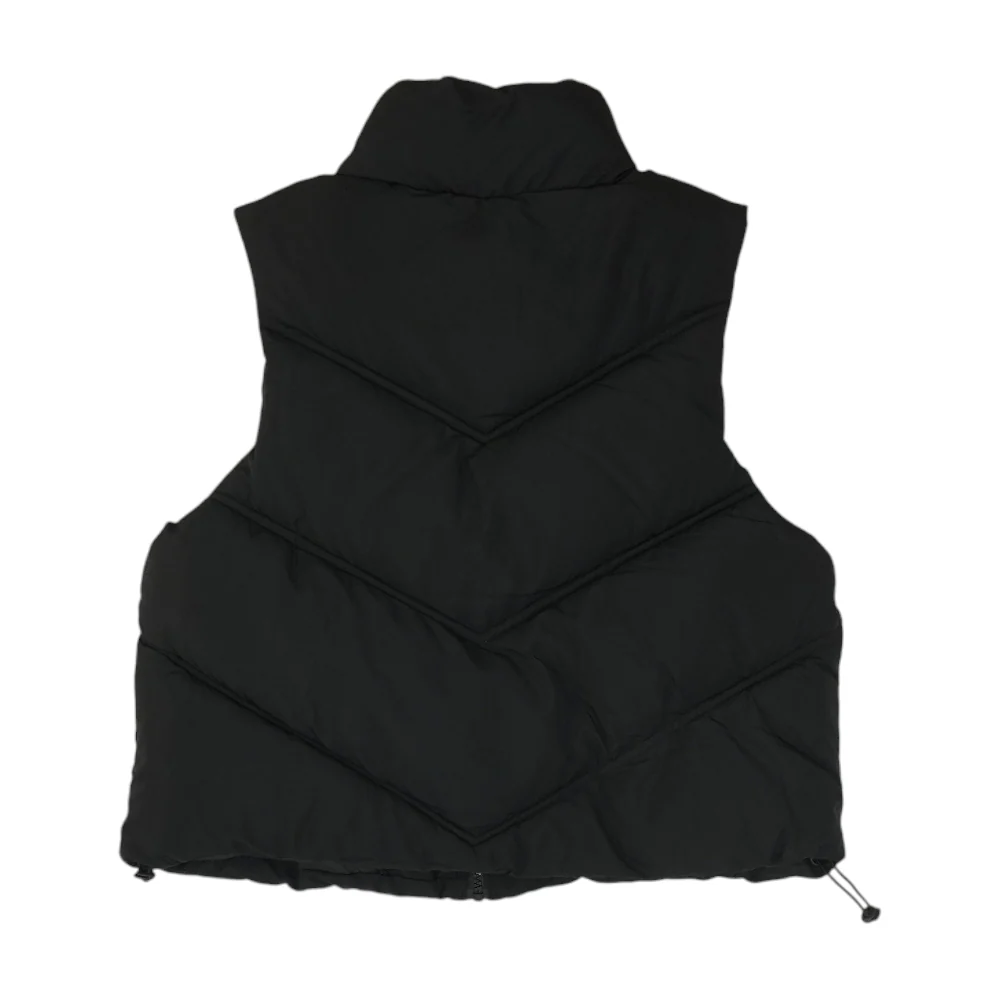 Black Solid Active Vest - Image 2