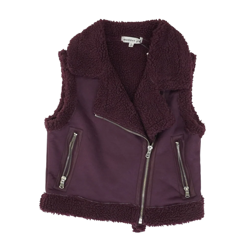 Purple Solid Active Vest