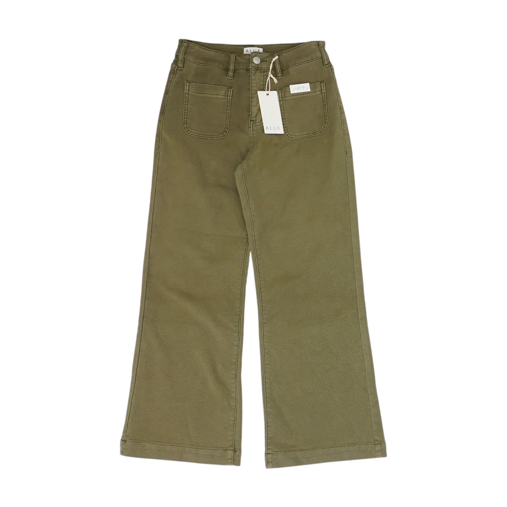 Green Wide Leg Pants