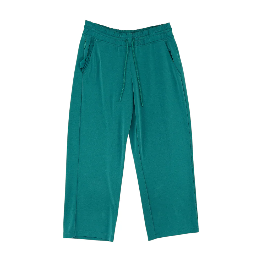 Teal Straight Pants
