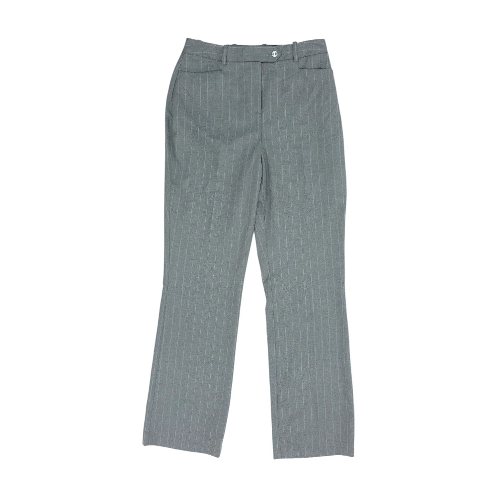 Gray Striped Pants